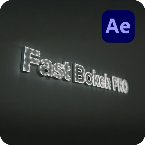 中文汉化AE插件-Fast Bokeh Pro 2.0.8 for Mac 快速景深模糊插件专业版